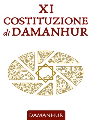 cover image of XI Costituzione di Damanhur